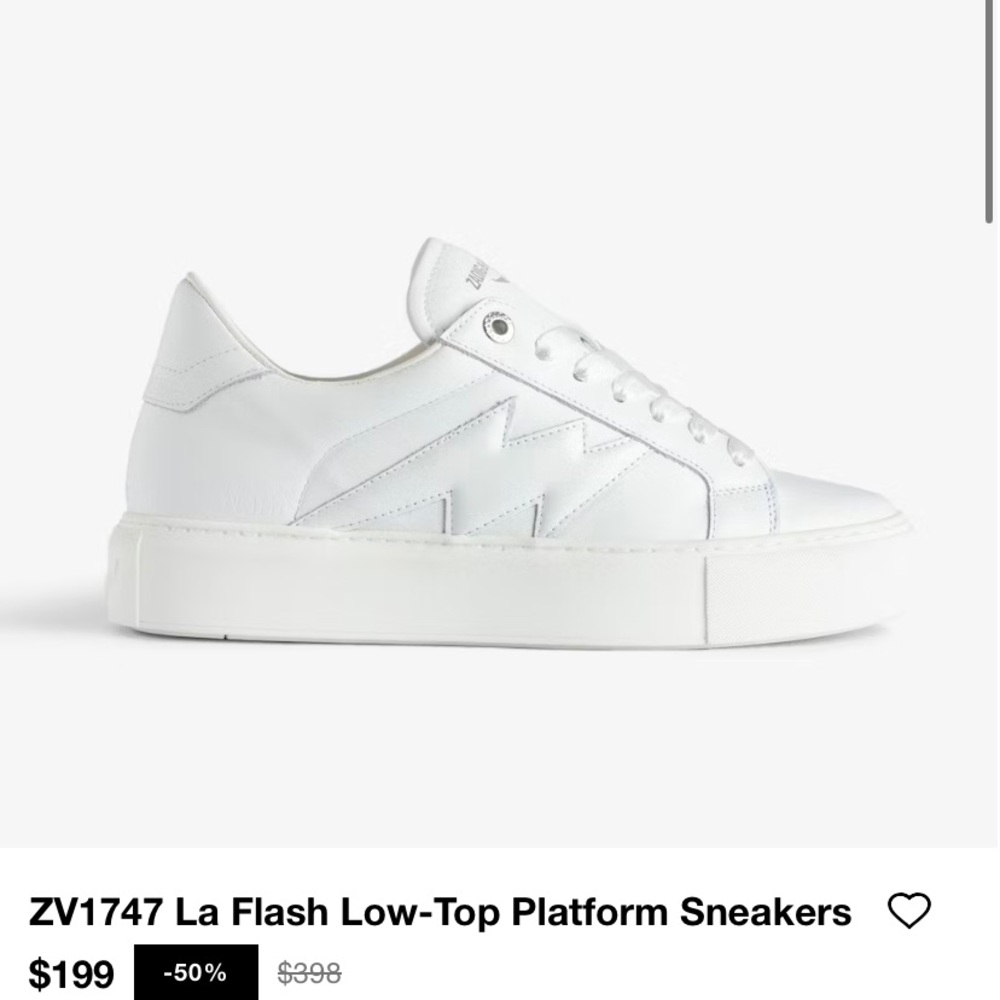 Zadig & Voltaire White Sneakers